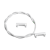 Contact de surface en plastique Blanc