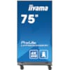 TOTEM AFFICHAGE DYNAMIQUE 75  4K UHD AVEC ROULETTES 24/7