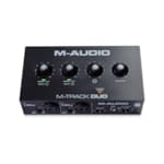 M-audio M-track Duo Carte Son 2 Canaux 2 Entrées Combo XLR/jack