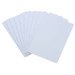 CARTE PVC RFID BLANCHE NFC NTAG215 13.56MHZ PVC : AVEC LAMINATION+FILMS