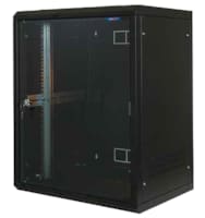 ARMOIRE INFORMATIQUE 26U 600X1000 AVEC ETAGERE ET 4 VENTILOS