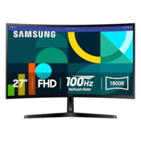 Moniteur 27   serie D Curved Full-HD,VA,100Hz,4MS (GTG),Narrow Border Design,Eye-Ca Noir