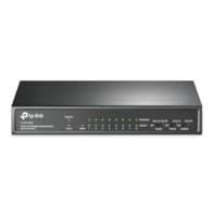 Tplink 9-Port 10/100 Mbps Desktop Switch with 8-Port PoE+PORT: 8× 10/100 Mbps PoE+ Ports, 1× 10/100 Mbps Non-PoE PortsSPEC: 802.3at/af, 65 W PoE Power, Desktop Steel CaseFEATURE: Plug and Play