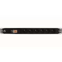 Reglette Alm 19  1U 6P 2P+T Avec Interrupteur Lande