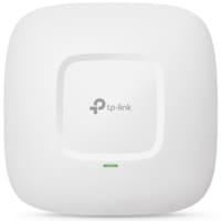 Tplink AC1200 Wireless Dual Band Gigabit Ceiling Mount Access Point, Qualcomm, 300Mbps at 2.4GHz + 867Mbps at 5GHz, 802.11a/b/g/n/ac, Beamforming, 1 Gigabit LAN, 802.3af PoE Supported, Centralized Management, Captive Portal, Multi-SSID, 4 internal antenna