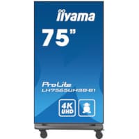 TOTEM AFFICHAGE DYNAMIQUE 75  4K UHD AVEC ROULETTES 24/7