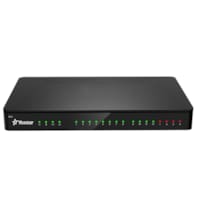 Standard téléphonique hybrid flexible et modulaire avec compatibilité analogique gsm et VoIP Équipé de 2 extensible à 4 RTC et 8 Analogique et 8 SIP Numérique