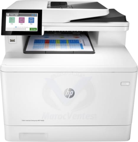 Imprimante Multifonction Laser Couleur HP LaserJet Enterprise MFP M480f 3QA55A