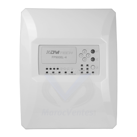 Centrale D'incendie Conventionnel Sans Afficheur 4 Zones FP9000L-4