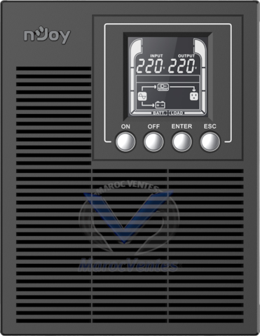 Onduleur en ligne nJoy Echo Pro 1000 - 800 W / 1000 VA - 3 prises NJOY_UPOL-OL100EP-CG