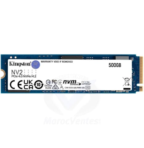 Disque Dur Interne SSD Technology NV2 M.2 500 Go PCI Express 4.0 NVMe SNV2S/500G