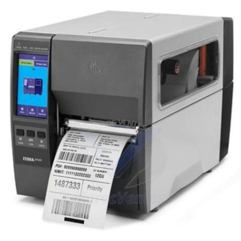 Imprimante D'étiquettes ZT231 Transfert Thermique Ecran LCD 203 dpi USB Hôte USB RS232 Ethernet Bluetooth ZT23142-T0E00FZ