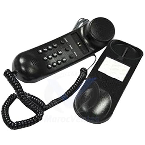 Téléphone Filaire de Base (noir) B25