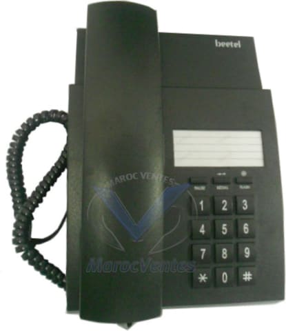 Telephone fixe analogique filaire Noir BEETEL B80