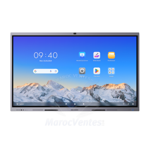 Ecran Interactif 98" 4K UHD AVEC CAMERA INTEGREE DS-D5C98RB/B