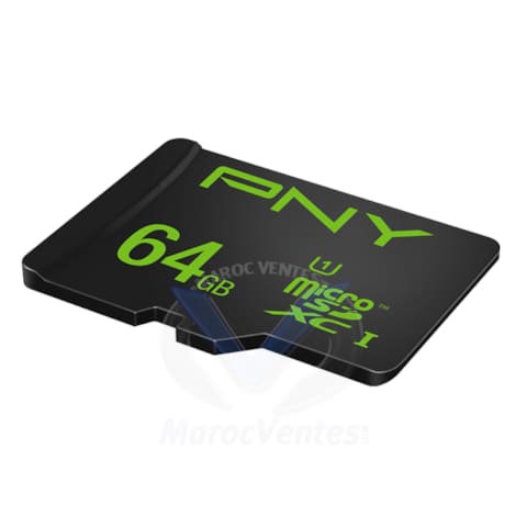 Carte Mémoire MicroSDHC 64Go (avec adaptateur) SDU64GBPER50-EF