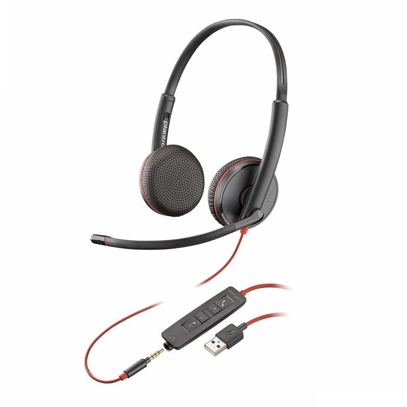 Micro-Casque BLACKWIRE,C3225 USB-A Filaire 209747-201