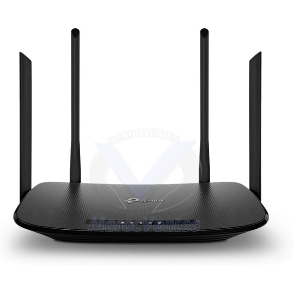 AC1200 Wi-Fi VDSL/ADSL Modem Router, 867Mbps at 5GHz + 300Mbps at 2.4GHz, 4 FE ports,  Tether App, Clound Support, Annex A&B ARCHERVR300