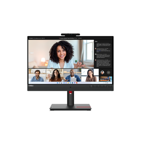 Ecran LENOVO ThinkVision T24mv-30 23,8" (60,5 cm) FHD IPS HDMI USB C Haut-Parleurs Ethernet Webcam 63D7UAT3EU