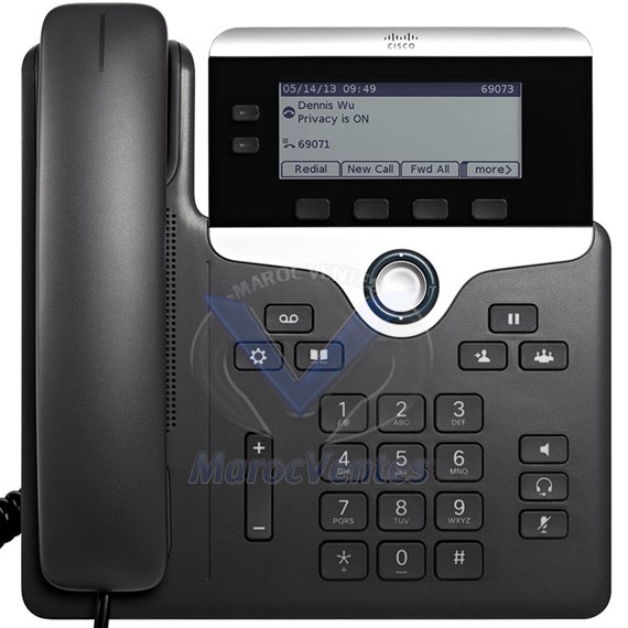 Téléphone IP Cisco 7821 avec Micrologiciel de Téléphone Multiplateforme état actualisé CP-7821-3PCC-K9-RF