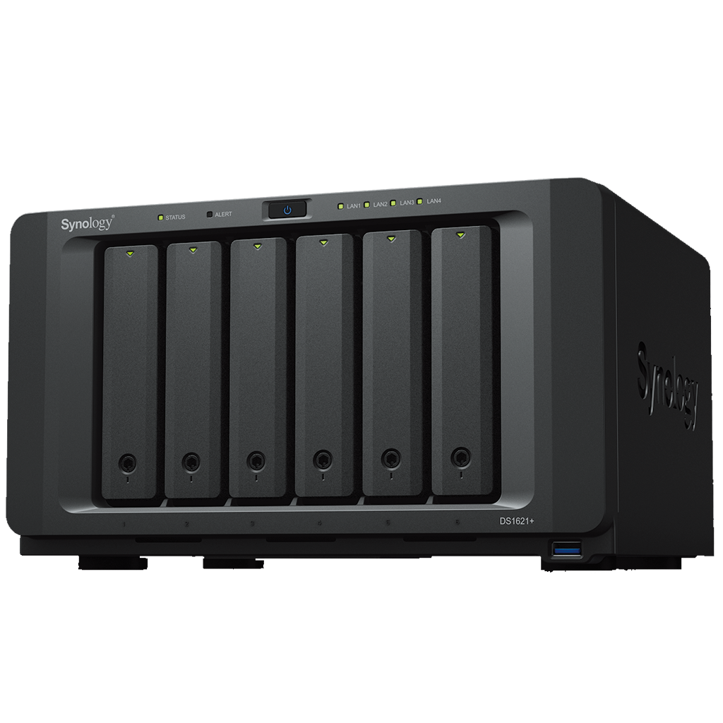 Promo SYNOLOGY DiskStation DS1621plus 36M + 2 Disques dur Synology 4TB SATA 3,5'' DS5585