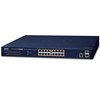 SWITCH PLANET 16-PORT 10/100/1000T 802.3AT POE + 2-PORT 100/1000X SFP MANAGED 220W