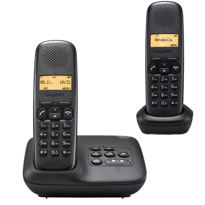 Téléphone Sans fil  Gigaset A150 duo NOIR A125074