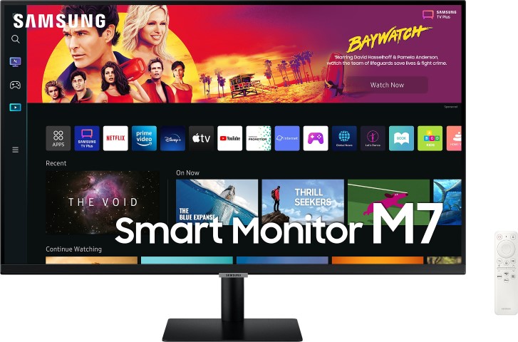 Moniteur Flat 32" SMART 4K Serie 7 HDMI, USB Hub LS32BM700UMXZN
