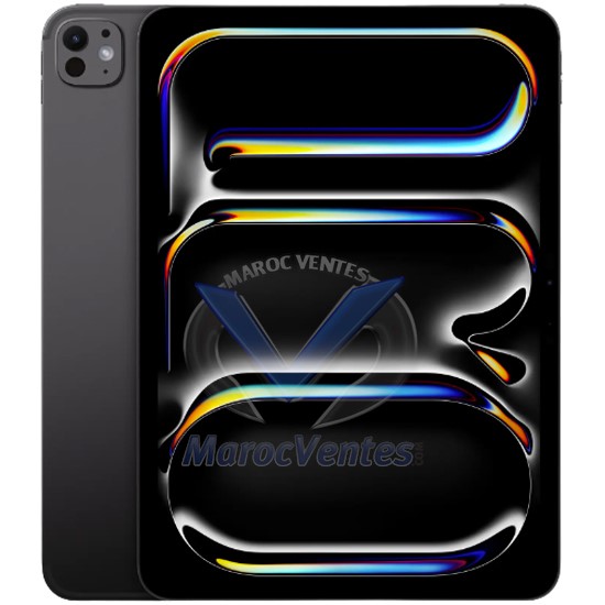 iPad Pro 13 pouces Wi-Fi + Cellulaire 256 Go avec Vitre Standard SPACE BLACK MVXR3