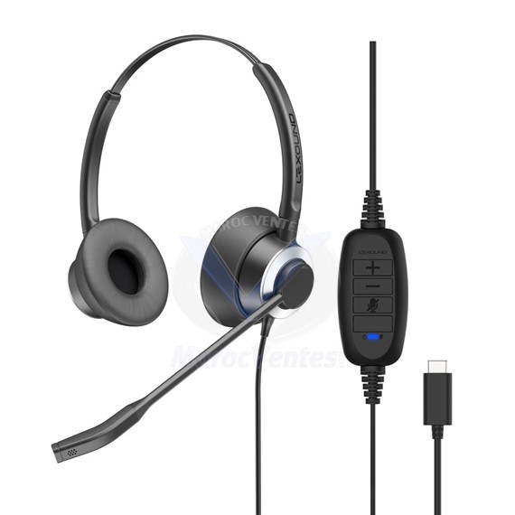 Casque Binaural Connexion USB-C Cordon USB C-BX PRO 5000 B USB-C BX