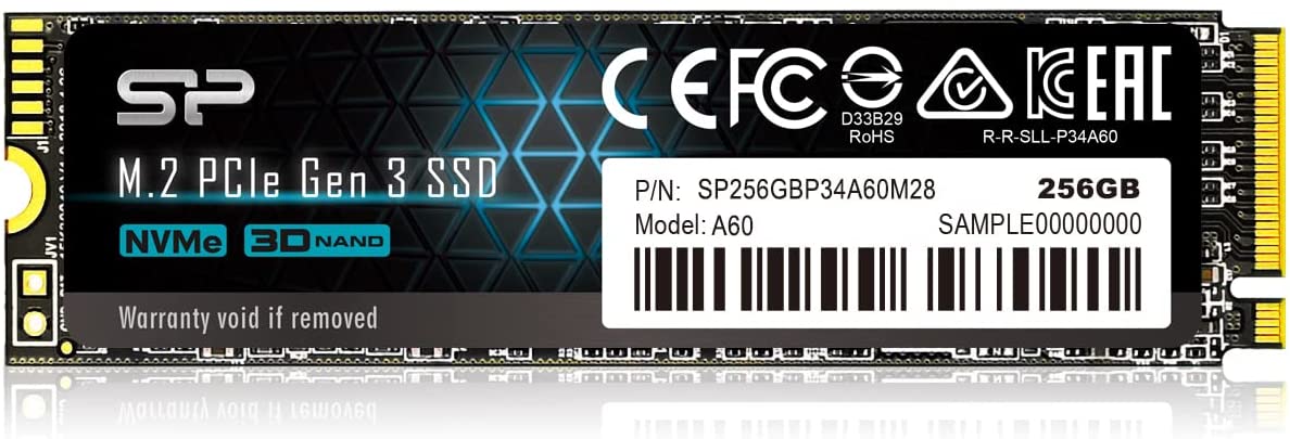 APACER Disque dur interne SSD 256 M.2 NVME SILICON POWER SP256GBP34A60M28 SP256GBP34A60M28