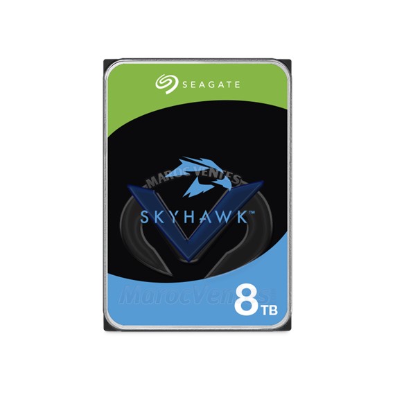 Disque Dur Interne 8 TB SKYHAWK SURVEILLANCE HDD 3.5" SATA 6GB/S ST8000VX010