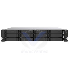 SERVEUR NAS RACKABLE 12 BAIES 8 GB  RAM AVEC ALIMENTATION REDONDANTE,0 DISKLESS
