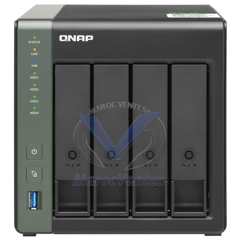 SERVEUR NAS DESKTOP 4 BAIES 2 GB RAM 0 DISKLESS TS-431KX-2G