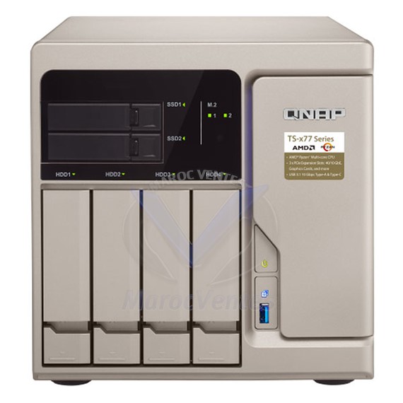 SERVEUR NAS 6 BAIES (SANS DISQUE DUR) AVEC 8GB DDR4 TS-677-1600-8G