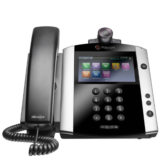 Téléphone IP Lync, câble, bureau, 1 x Ligne Totale - VoIP, nom de l'Appelant - Haut-parleur Main Libre - 2 x Réseau (RJ45) - USB - PoE Ports VVX600