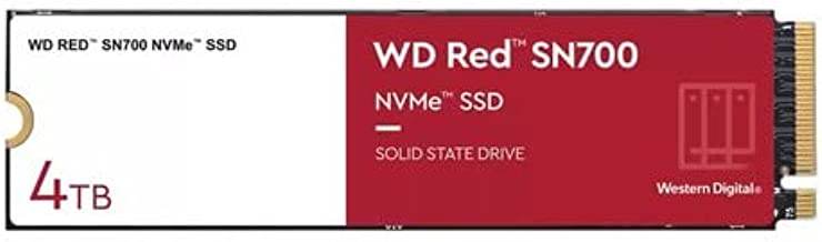 Disque Dur Interne Red SN700 SSD 4TB M.2 NVMe R/W 3430MB/s 3000MB/s WDS400T1R0C