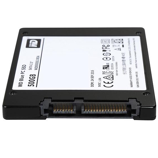 Disque Dur interne SSD sata 500GO WD Blue au format 2,5”/7 mm