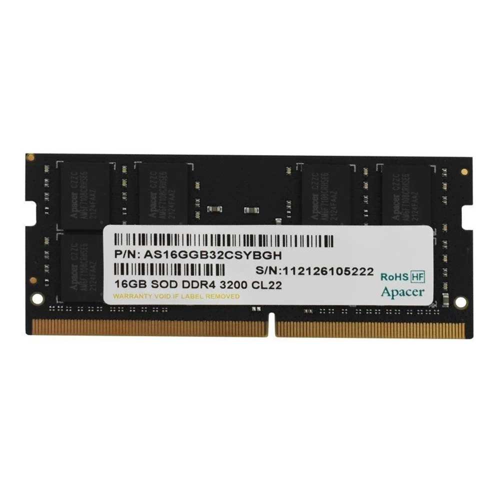 APACER 16 GB DDR4-3200-22 SODIMM 1024*8 AP-ES.16G21.GSH
