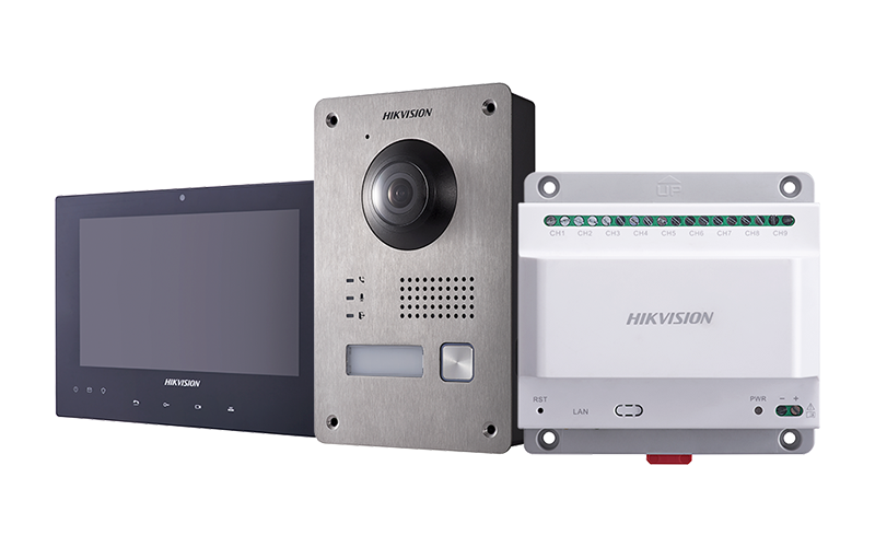Kit video phone Villa couleur  Deux Fils DS-KIS701
