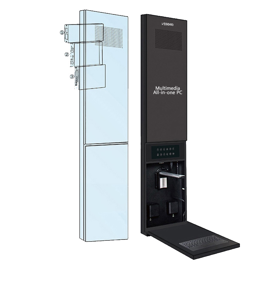 STATION MULTIMEDIA MURALE POUR CLASSE FC4000