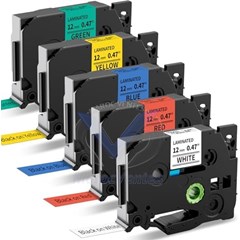 CASSETTE label tape de p-touch H110 rouge 12mm