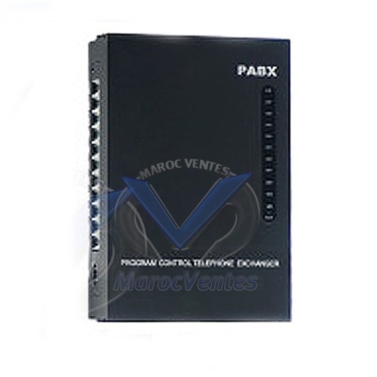 Standard Equipé de 2 Lignes (1RTC , 1Ligne GSM ) et 8 Ports de Postes PABX-208