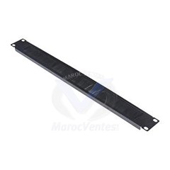 PASSE CABLE A BALAI 19'' 1U NOIR