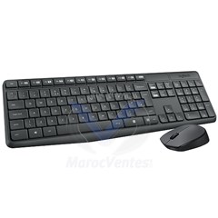 MK235 Clavier et Souris sans Fil GRIS FRA 2.4GHZ N / A CENTRAL