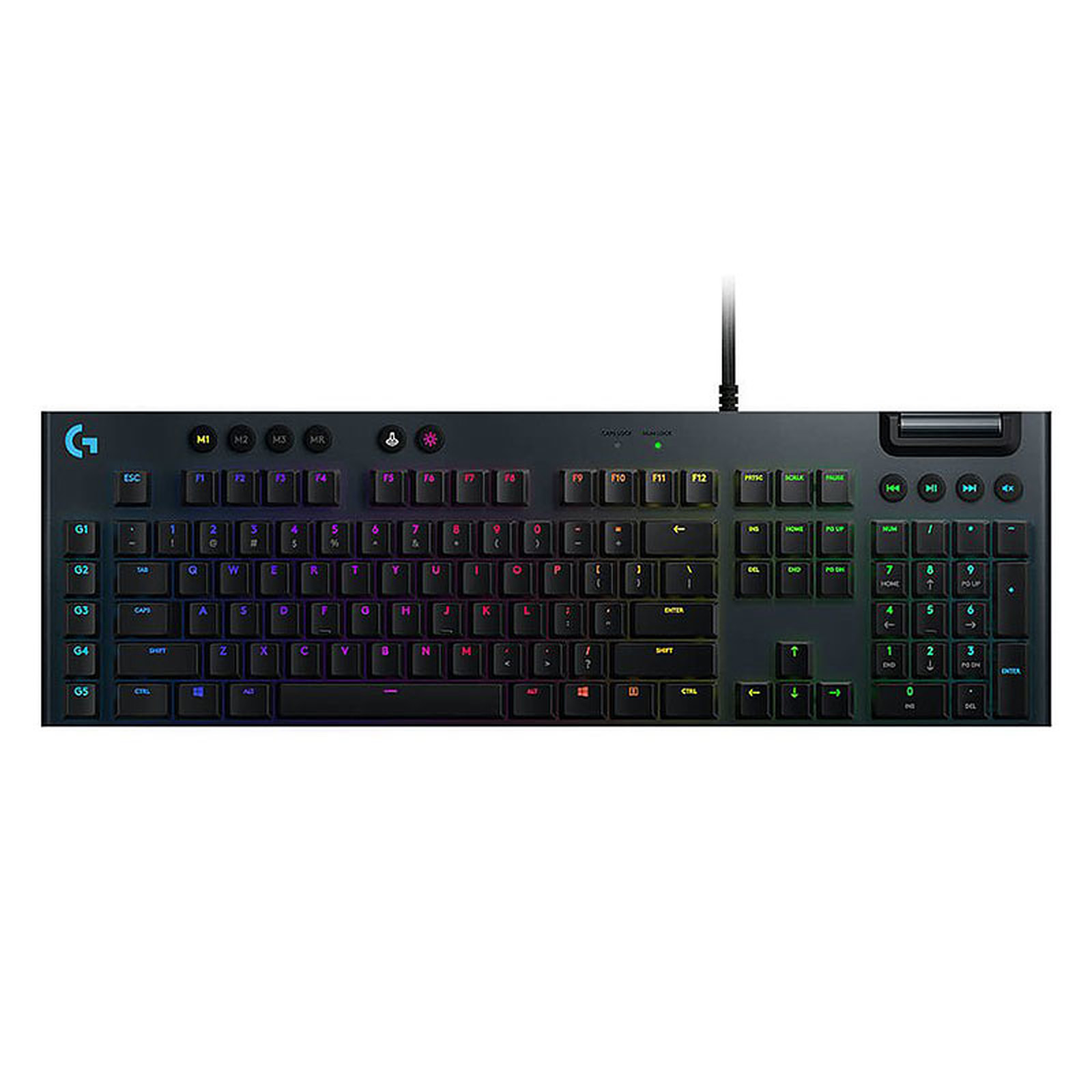 Clavier gaming filaire G815 Carbone (Tactile Version) 920-008986