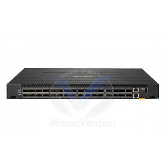 Aruba 8325-32C 32-port 100G QSFP+/QSFP28 Back-to-Front 6 Fans and 2 DC Bundle JL860A