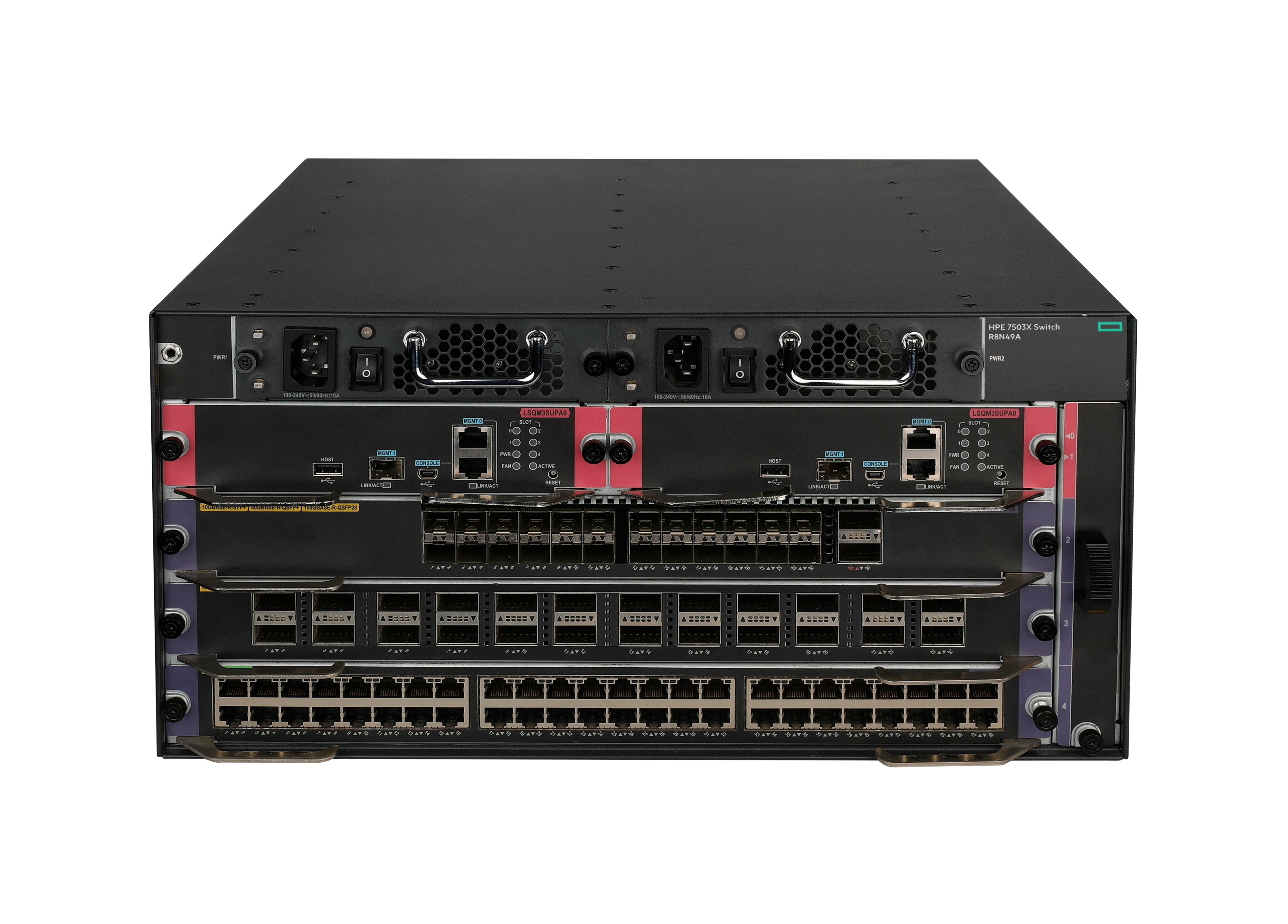 HPE 7503X PoE Ethernet Switch Chassis R8N49A