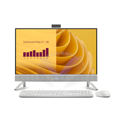 Dell All-in-One Pro 27  27" non tactile, FHD, grand angle de vue;  Intel Core 7 150U (12 Mo de cache, jusqu'à 5,40 GHz, 10 Core); 16GB 2 x 8 Go DDR5 5200 MT/s,  512GB SSD M.2 PCIe NVMe; Carte sans fil Intel® Wi-Fi 6E AX211, 802.11ax, 2x2, Bluetooth®; 3 po