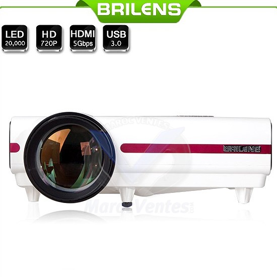Vidéoprojecteur LED BRILENS EL1280  2400 Lumens 4000:1 EL1280